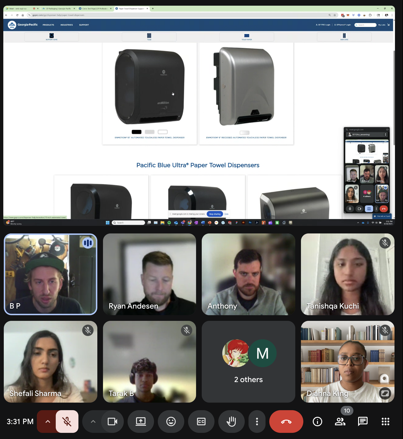 Georgia-Pacific group photo